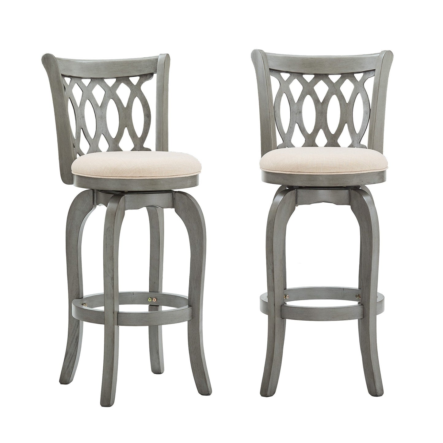 Rovinj Scroll Back Swivel Bar Stool