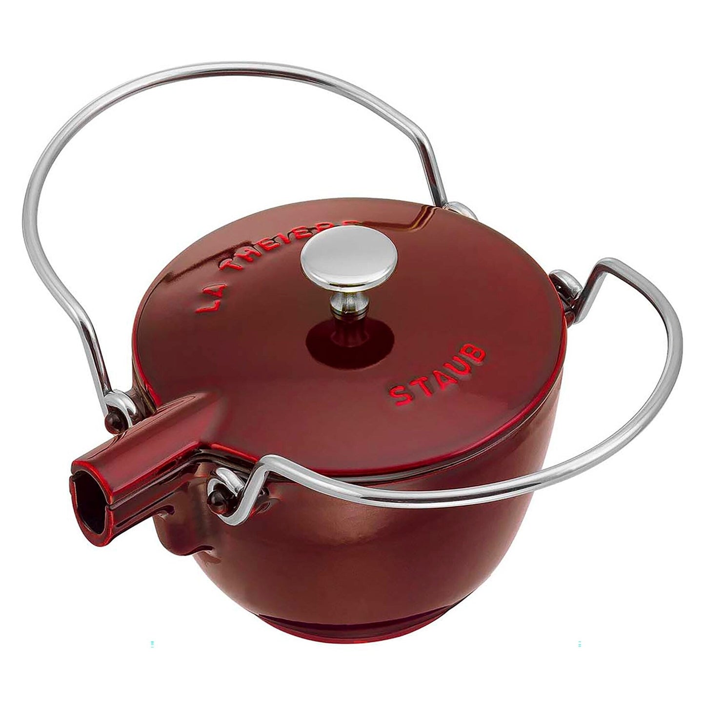 STAUB Cast Iron 1-qt Round Tea Kettle