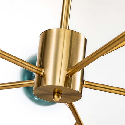 Modern Large Bubble Sputnik Chandelier in Black or Gold for Dining Room