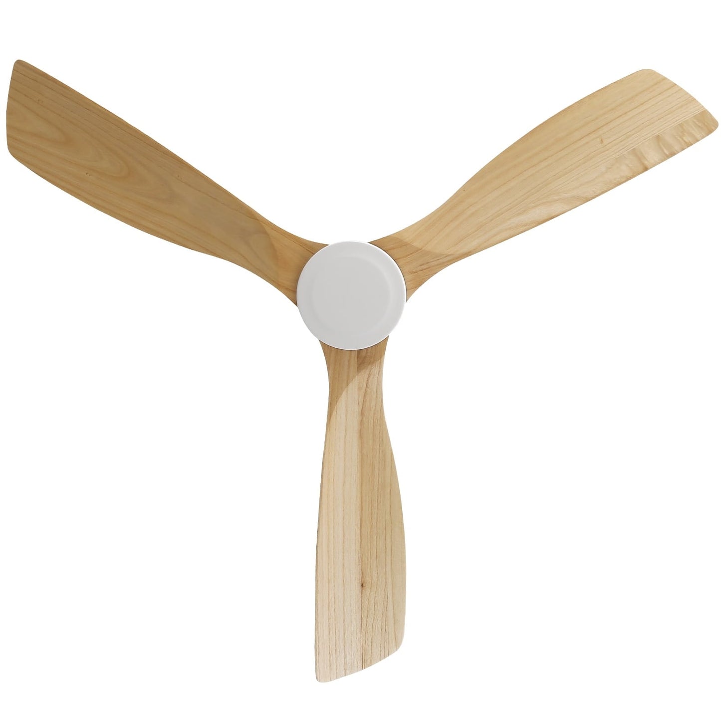 Sofucor 52 Inch Flush Mount Ceiling Fan with Remote, Reversible Motor,Integrated Light Optional