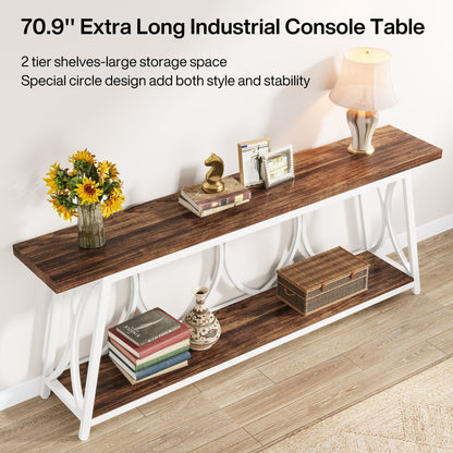 70.9 inch Extra Long Console Table Sofa Accent Table for Living Room