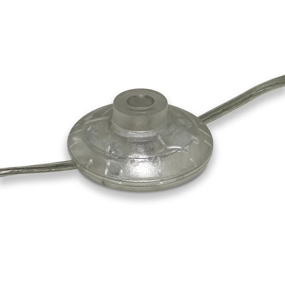 Verona Arc Floor Lamp with Glass Shade