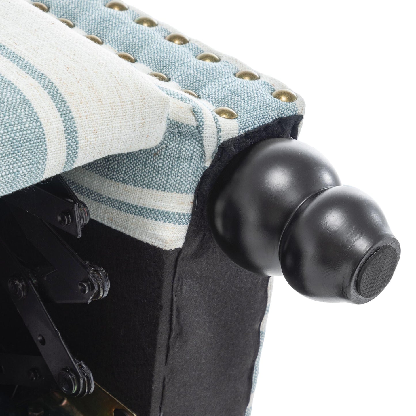 Manual Pushback Recliner Chairs with Nailhead Trim