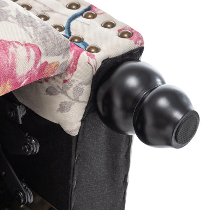 Manual Pushback Recliner Chairs with Nailhead Trim