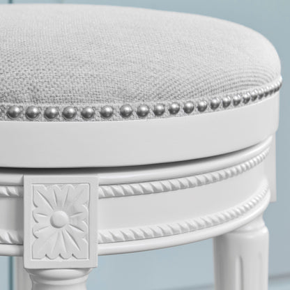 New Ridge Home Goods Chapman Backless Swivel 26 Counter-Height Bar Stool - Counter Height