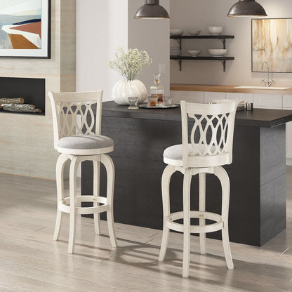 Rovinj Scroll Back Swivel Bar Stool