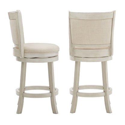 Rovinj Upholstered Back Swivel Stool