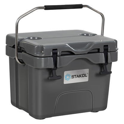SKTAKOL 16 Quart Cooler Portable Ice Chest Leak-Proof 24 Cans Ice - See Details
