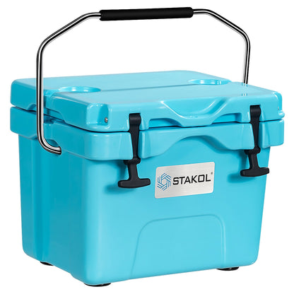 SKTAKOL 16 Quart Cooler Portable Ice Chest Leak-Proof 24 Cans Ice - See Details