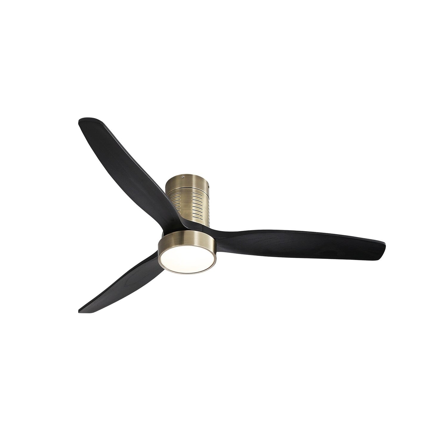 Sofucor 52 Inch Flush Mount Ceiling Fan with Remote, Reversible Motor,Integrated Light Optional