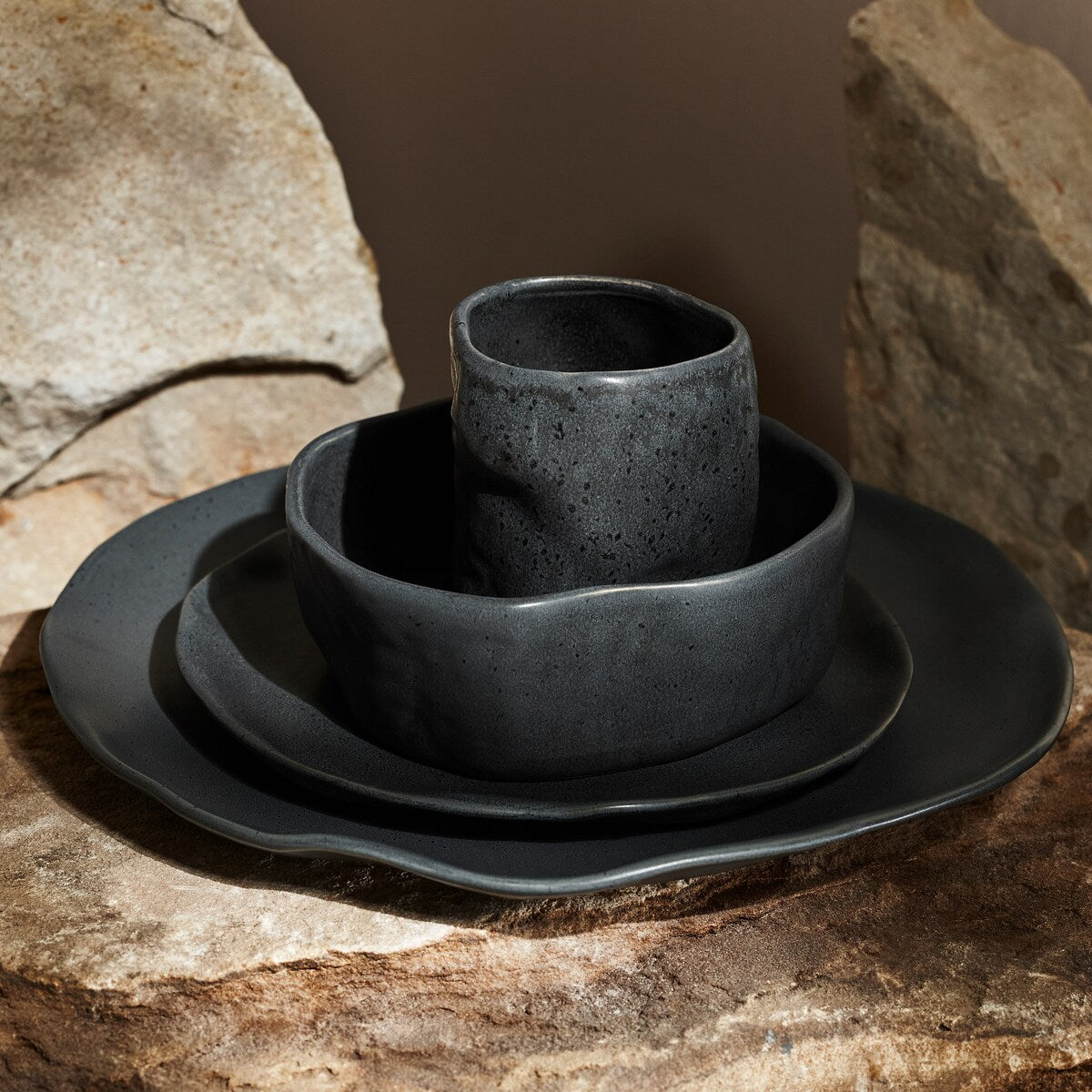 Stone by Mercer Project ATIK Stoneware Dinnerware Set